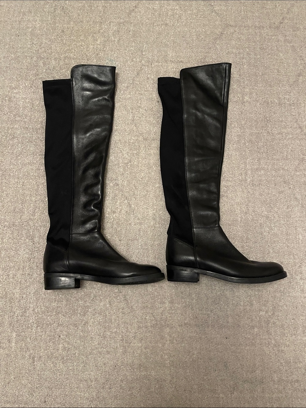 Blondo Waterproof Black Over-The-Knee Leather Boots